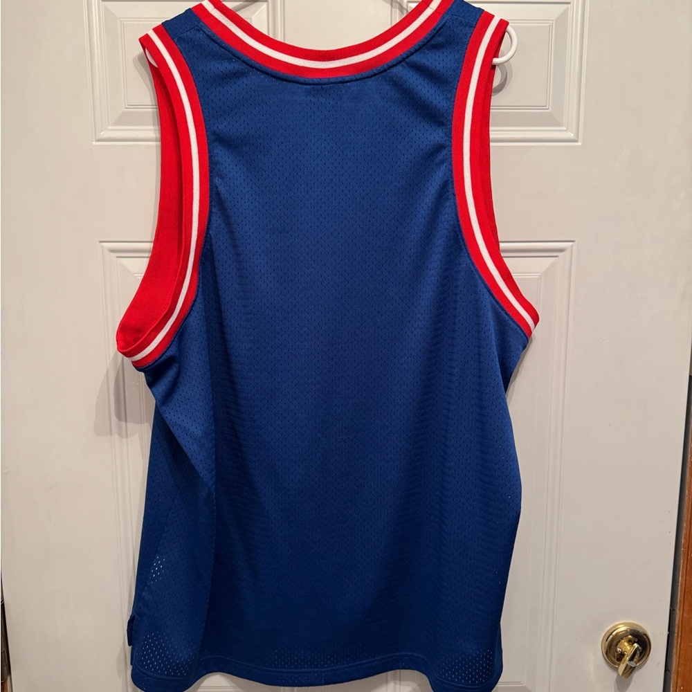 Nike Hoops Blue Red White mesh Men’s Basketball Jersey XXL - Picture 2 of 3